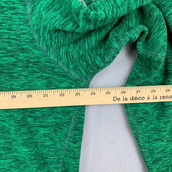 Eddie Bauer First Ascent Mens Sweater Large Green Fleece Cloud Layer Pro 1/4 Zip - Picture 6 of 8